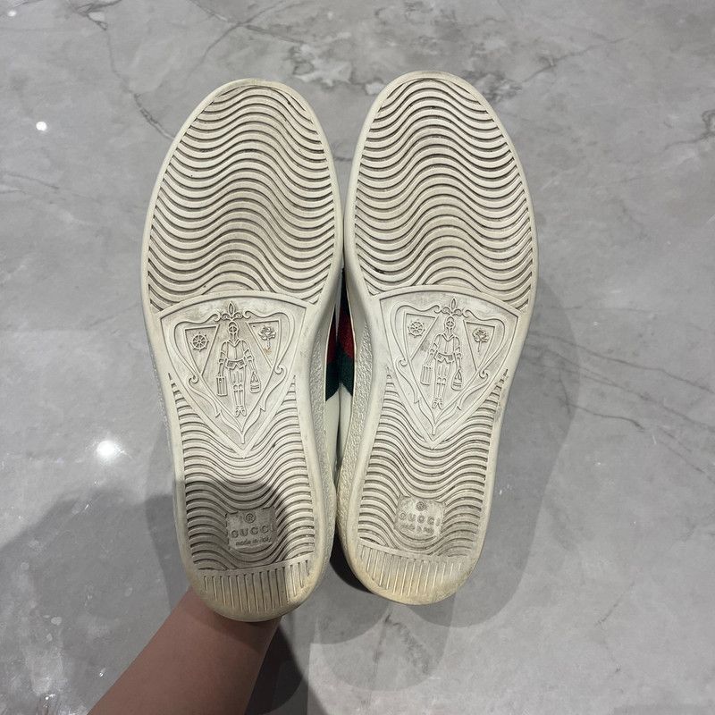 Gucci Gucci Ace Leather Low-Top Fashion Sneakers 0079 Size US 7.5 / EU 40-41 - 6 Thumbnail