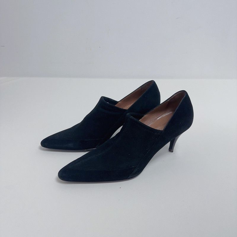 Gucci Gucci Black Suede Heels with Pointed Toe 0079 Size US 6.5 / EU 39-40 - 6 Thumbnail