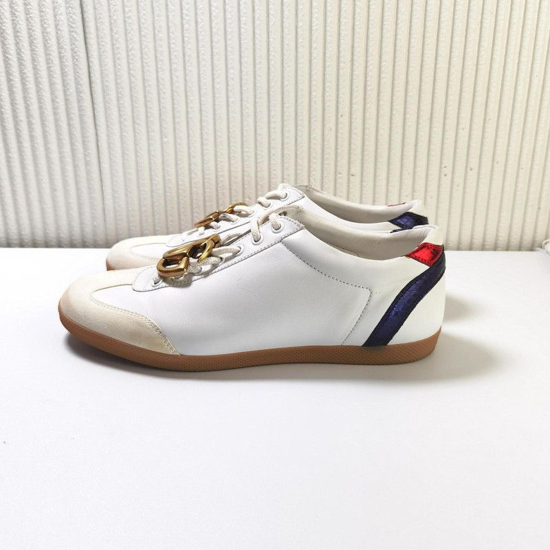 Gucci Gucci Double G Leather Sneakers for Men and Women 0079 Size US 8 / EU 41 - 6 Thumbnail