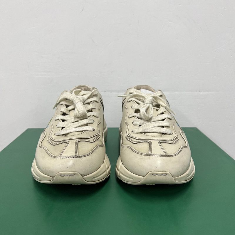 Gucci Gucci Rhyton Leather Star Print Sneakers for Men 0079 Size US 6.5 / EU 39-40 - 2 Thumbnail