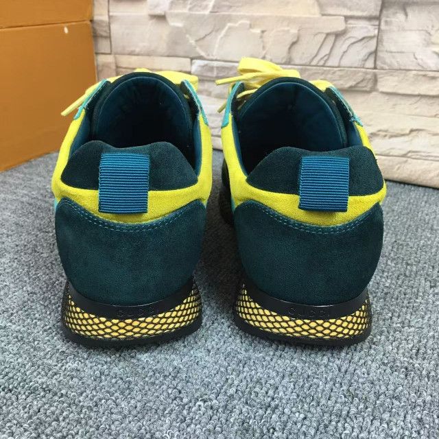 Gucci Gucci Suede Panel Low-Top Running Shoes for Men 0079 Size US 8 / EU 41 - 3 Thumbnail