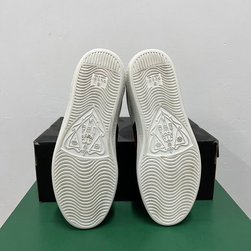 Gucci Gucci Ace Leather Low-Top Sneakers for Men 0079 Size US 8 / EU 41 - 4 Thumbnail