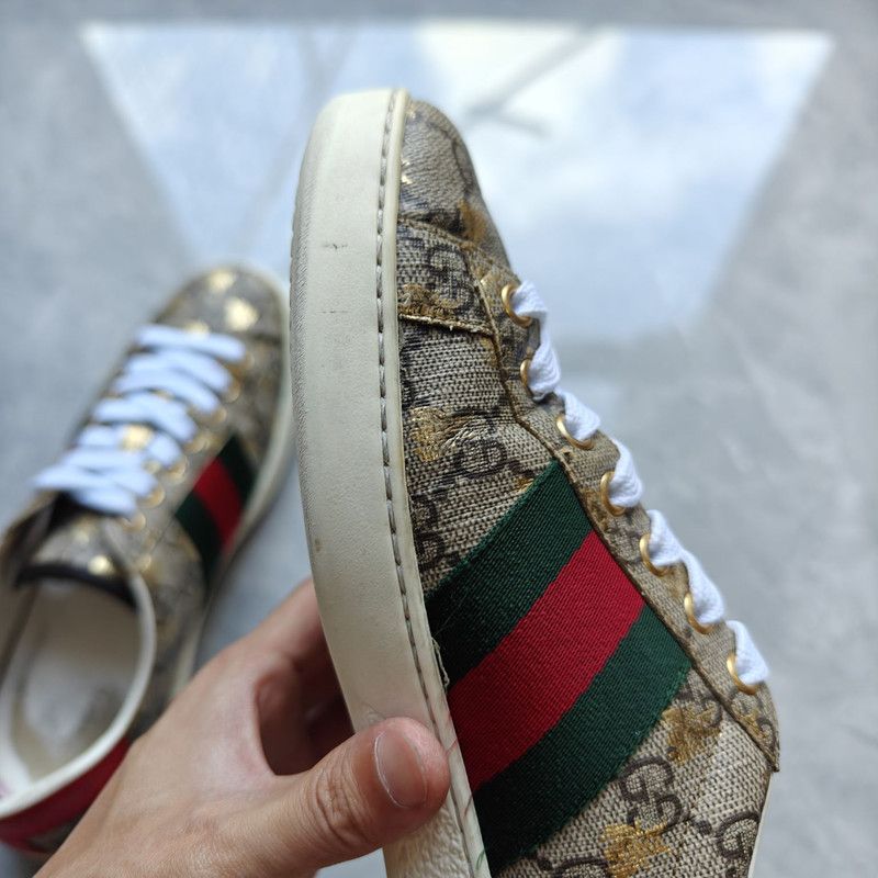 Gucci Gucci Ace Low-Top Sneakers for Men 0079 Size US 6 / EU 39 - 10 Thumbnail