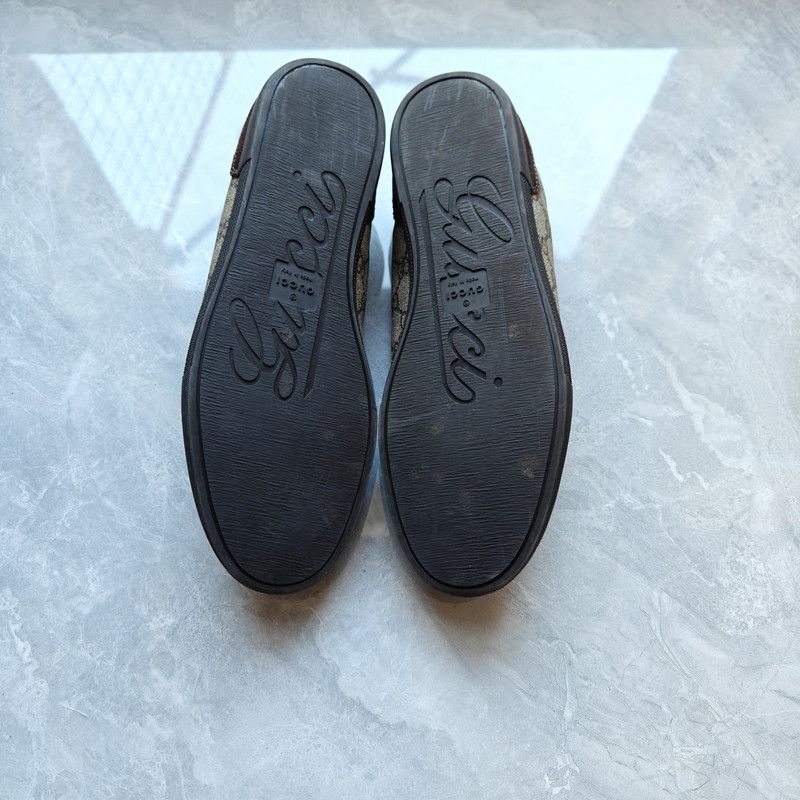 Gucci Gucci GG Suede Casual Sneakers in Dark Beige 0079 Size US 9.5 / EU 42-43 - 4 Thumbnail