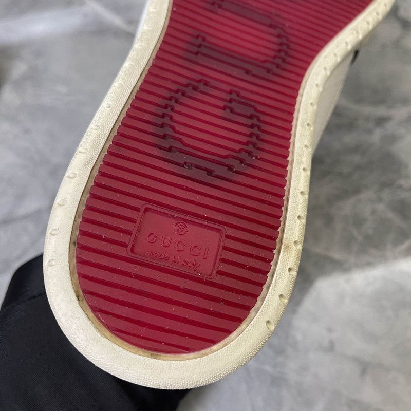 Gucci Gucci High-Top Lace-Up Classic Fashion Sneakers 0079 Size US 9.5 / EU 42-43 - 13 Thumbnail