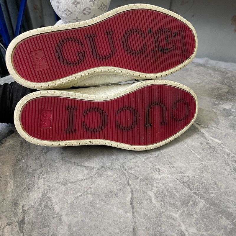 Gucci Gucci High-Top Lace-Up Classic Fashion Sneakers 0079 Size US 9.5 / EU 42-43 - 4 Thumbnail