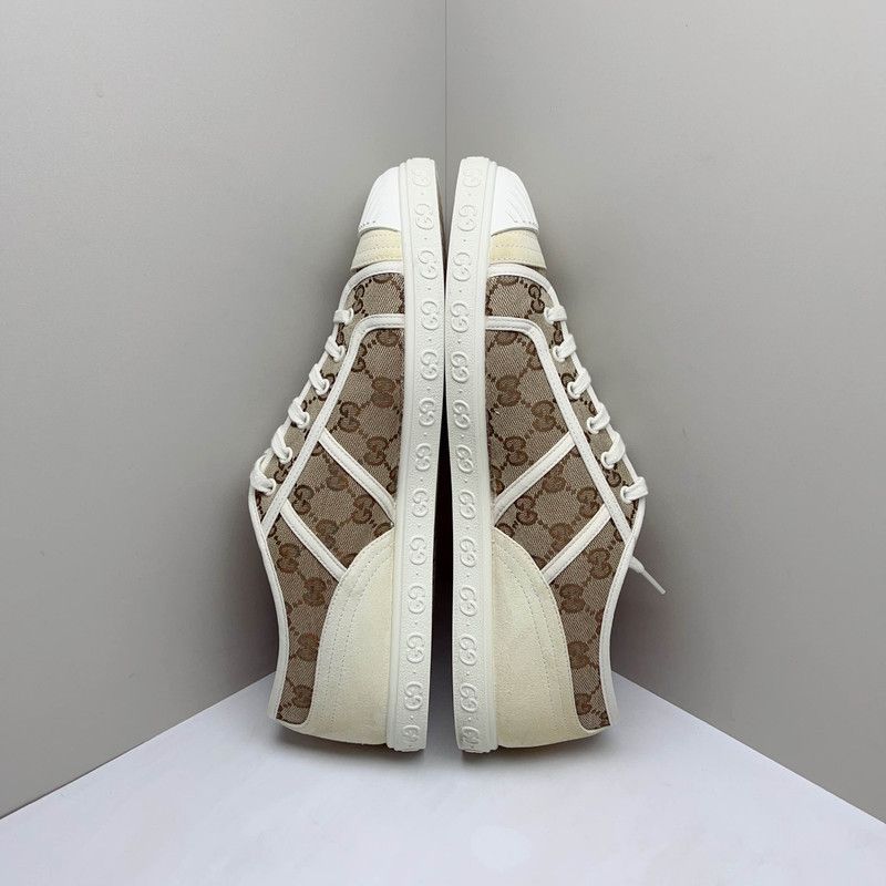 Gucci Gucci Canvas Low-Top Sneakers for Men 0079 Size US 10.5 / EU 43-44 - 7 Thumbnail