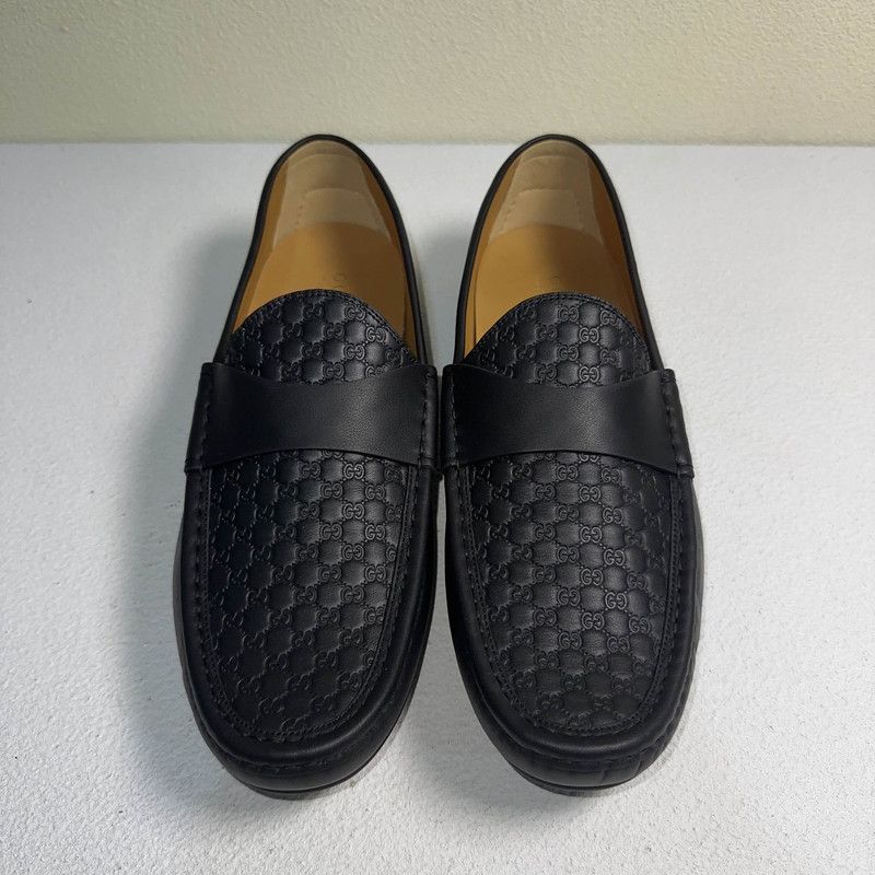 Gucci Gucci Driver Leather Slip-On Casual Shoes for Men 0079 Size US 12.5 / EU 45-46 - 2 Thumbnail