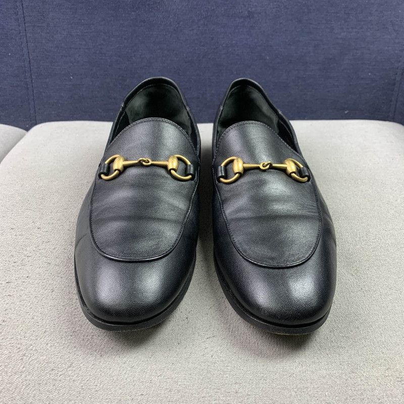 Gucci Gucci Horsebit Black Casual Loafers for Men 0079 Size US 8.5 / EU 41-42 - 2 Thumbnail