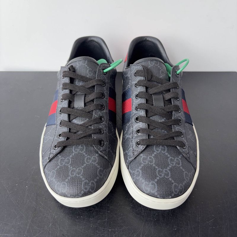 Gucci Gucci Ace GG Supreme Fashion Sneakers for Men 0079 Size US 8.5 / EU 41-42 - 2 Thumbnail