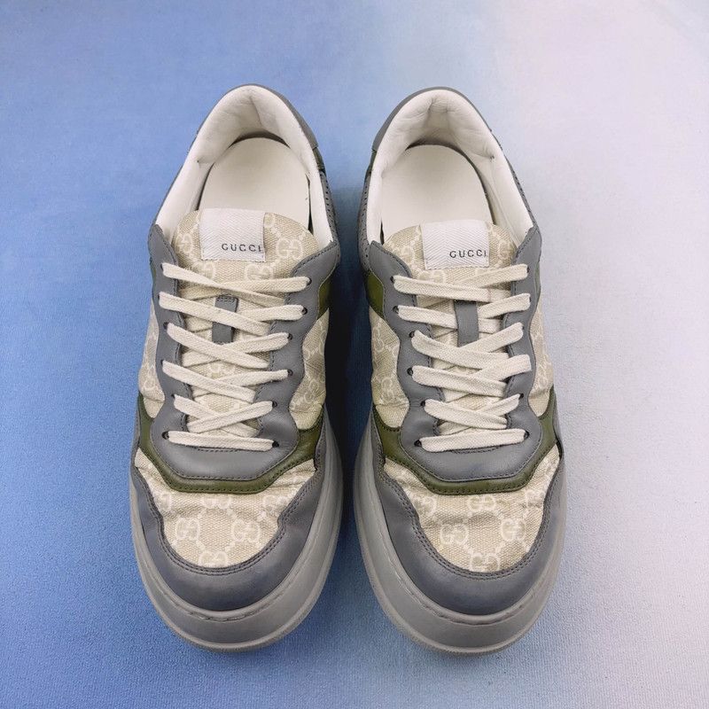 Gucci Gucci Chunky B Sneakers in White, Blue, Green 0079 Size US 11 / EU 44 - 2 Thumbnail