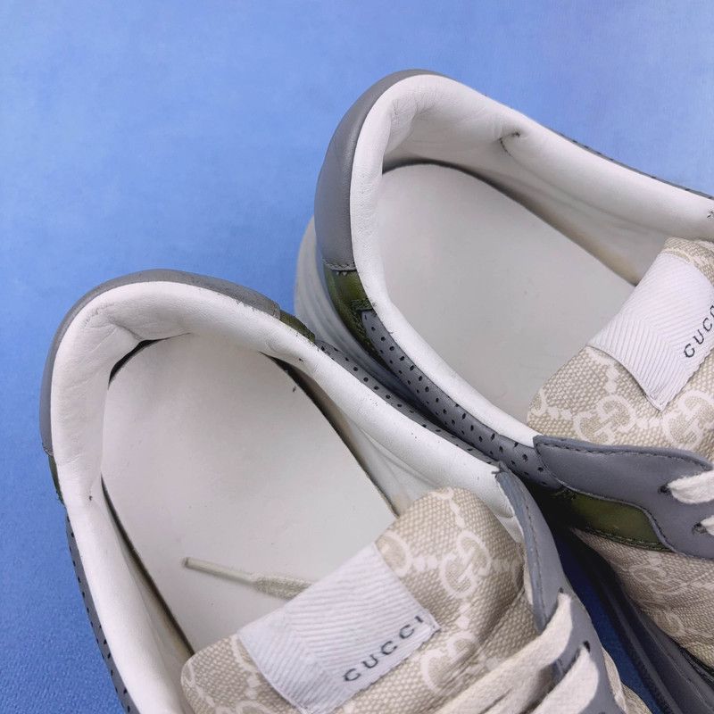 Gucci Gucci Chunky B Sneakers in White, Blue, Green 0079 Size US 11 / EU 44 - 11 Thumbnail