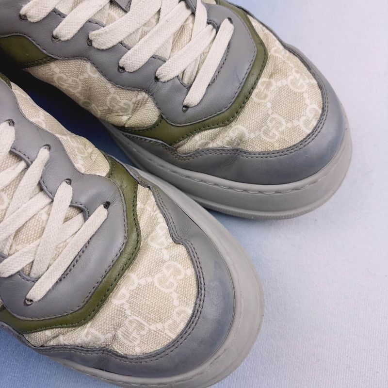 Gucci Gucci Chunky B Sneakers in White, Blue, Green 0079 Size US 11 / EU 44 - 8 Thumbnail