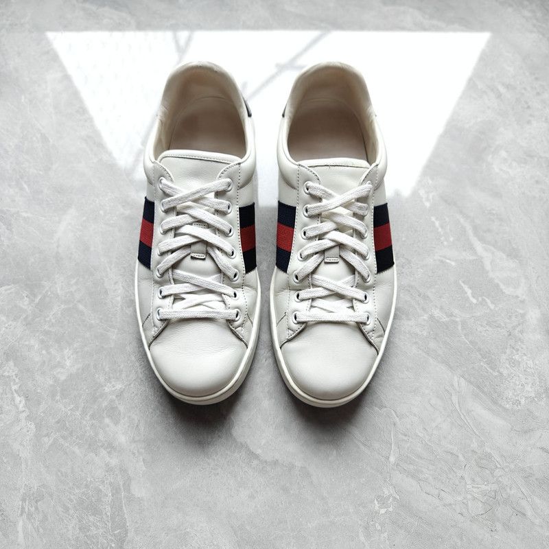 Gucci Gucci Classic Ace Low Top Sneakers for Men 0079 Size US 8 / EU 41 - 2 Thumbnail
