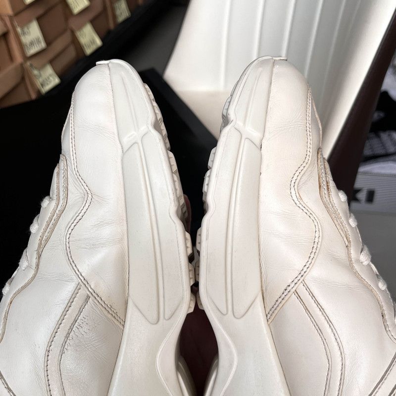 Gucci Gucci Rhyton Logo Cream Dad Sneakers 0079 Size US 10.5 / EU 43-44 - 13 Thumbnail