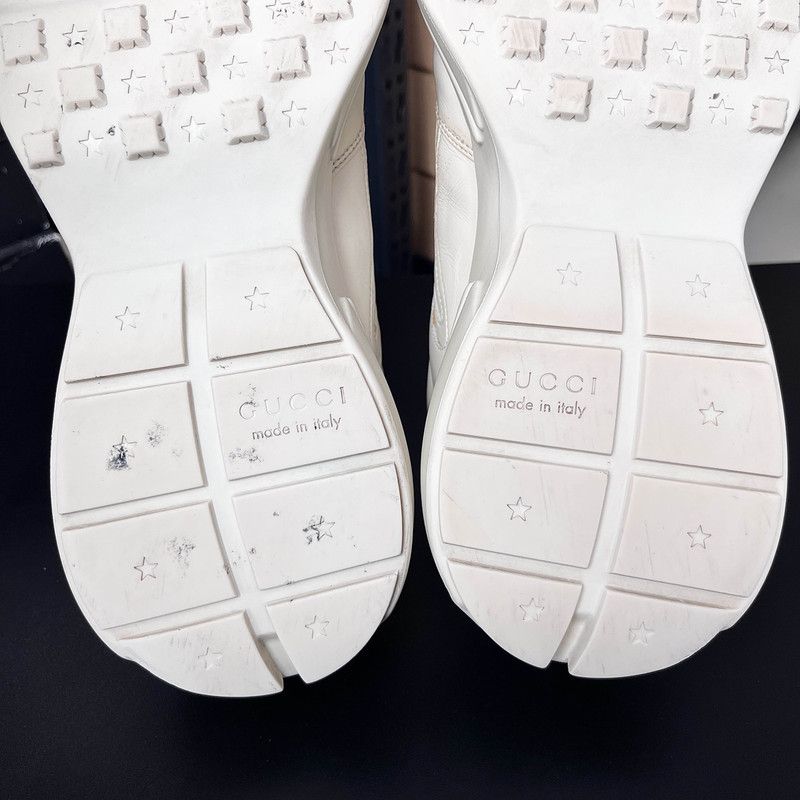 Gucci Gucci Rhyton Logo Cream Dad Sneakers 0079 Size US 10.5 / EU 43-44 - 8 Thumbnail