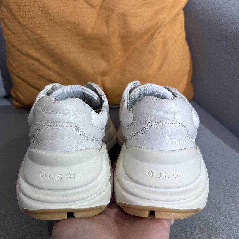 Gucci Gucci Rhyton Low-Top Sneakers in Beige 0079 Size US 9.5 / EU 42-43 - 3 Thumbnail