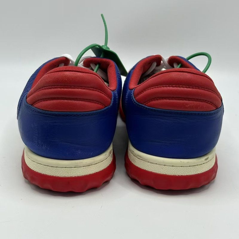 Gucci Gucci MAC80 Casual Low-Top Sneakers Blue Red 0079 Size US 8 / EU 41 - 3 Thumbnail