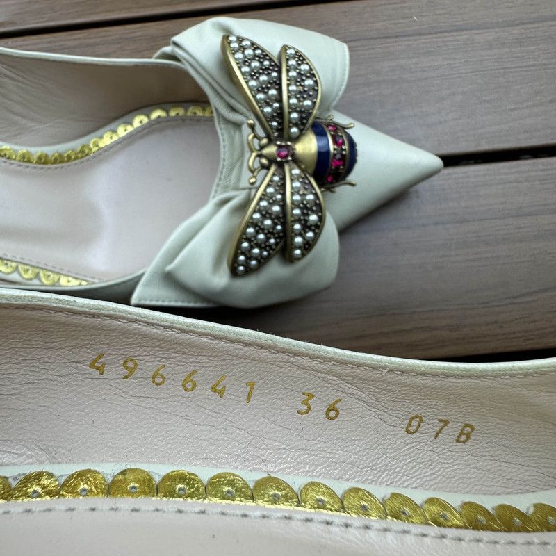 Gucci Gucci Elegant Pointed High Heels with Bow 0079 Size US 6 / EU 39 - 5 Thumbnail