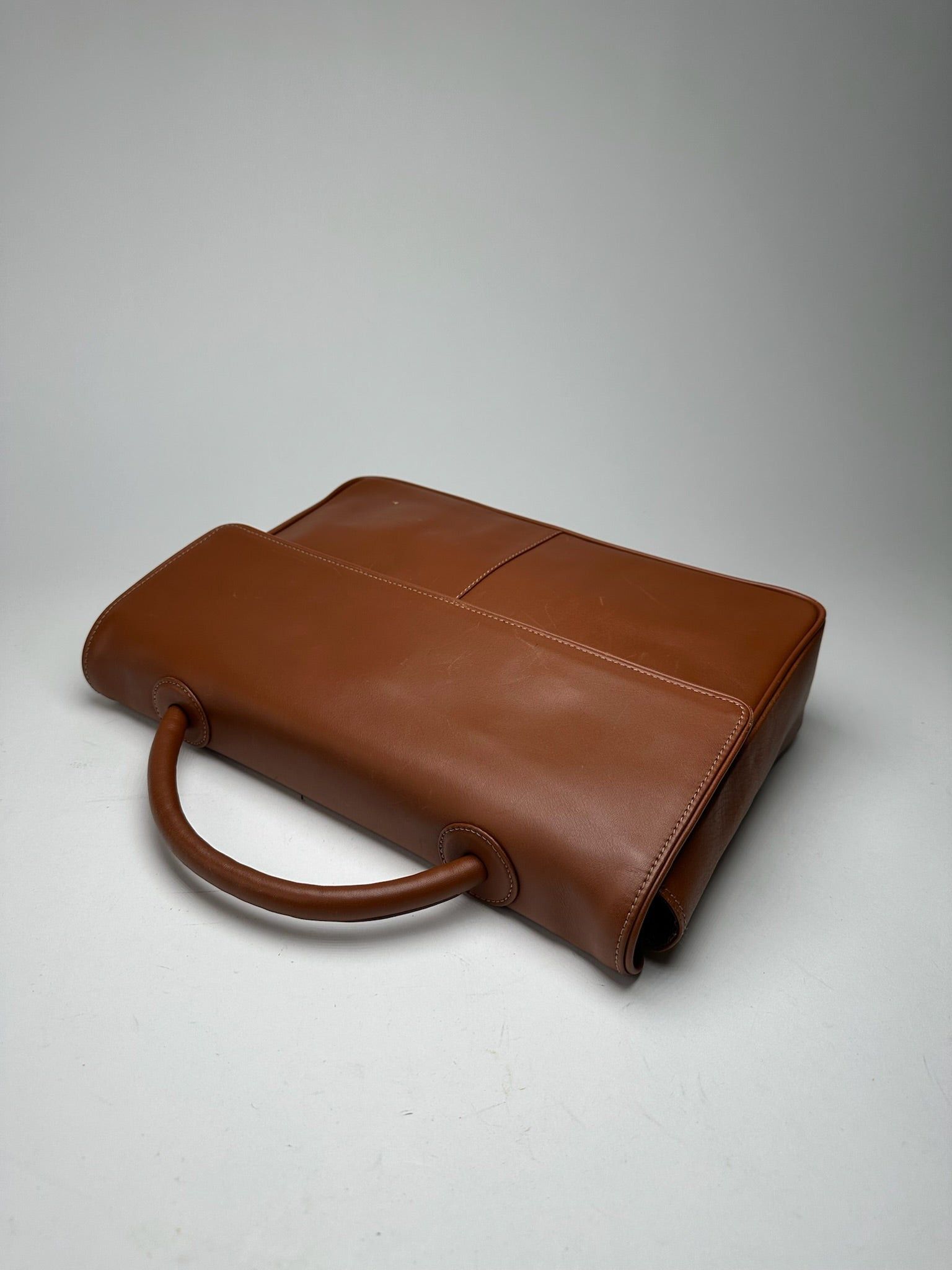 Issey Miyake Vintage 2way leather bag brown Size ONE SIZE - 8 Thumbnail