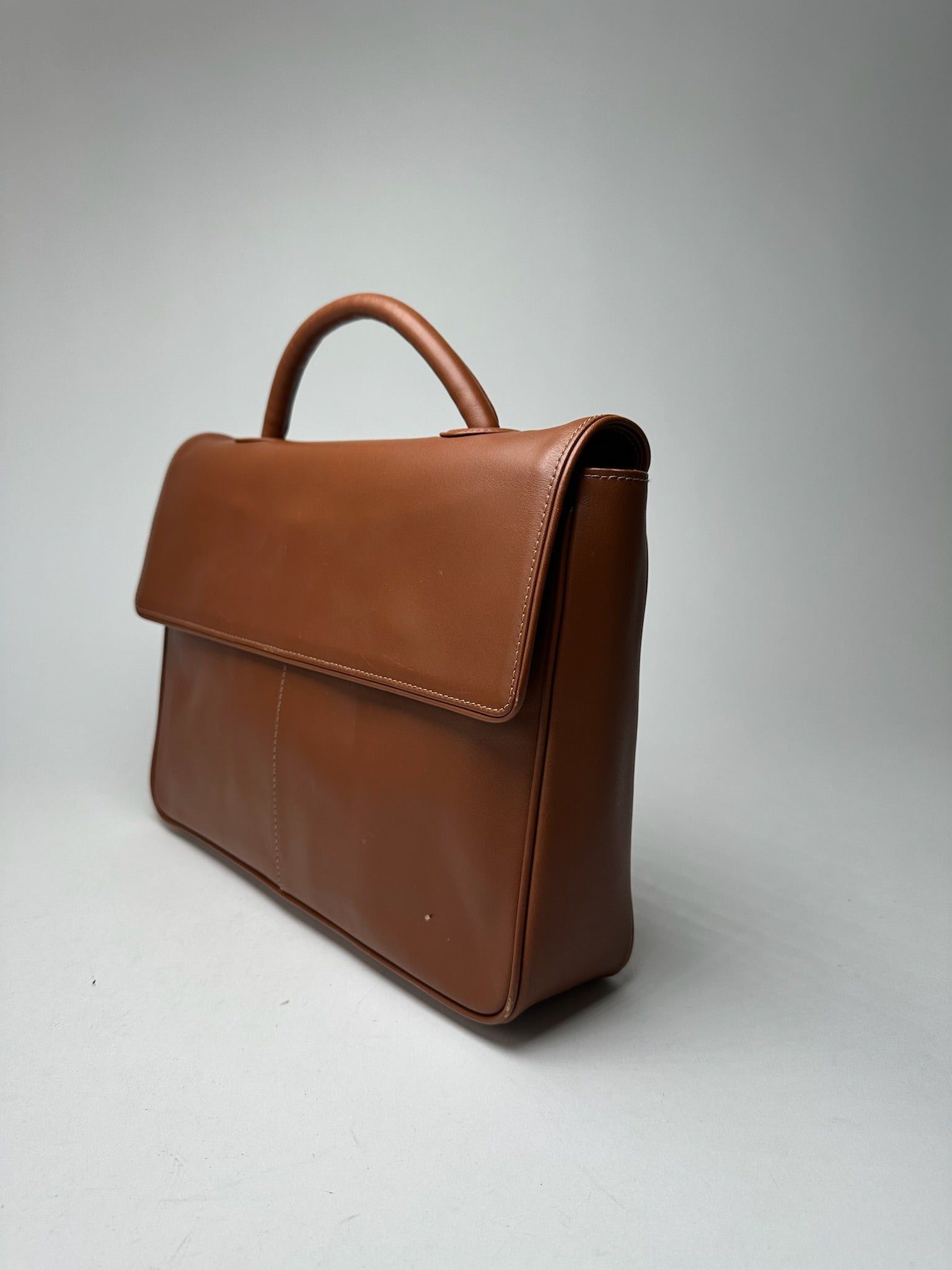 Issey Miyake Vintage 2way leather bag brown Size ONE SIZE - 12 Thumbnail