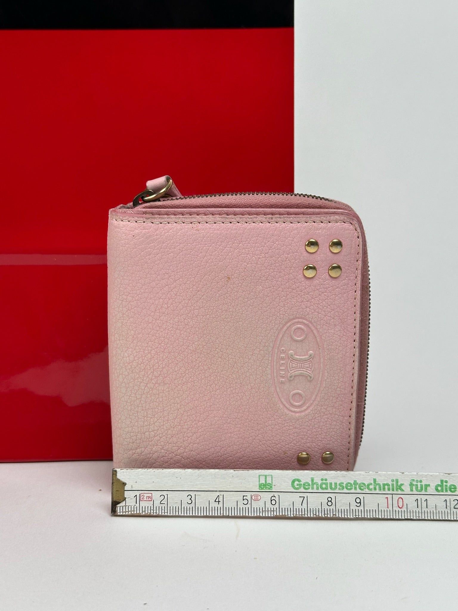 Celine Vintage Paris Leather wallet pink Size ONE SIZE - 4 Thumbnail