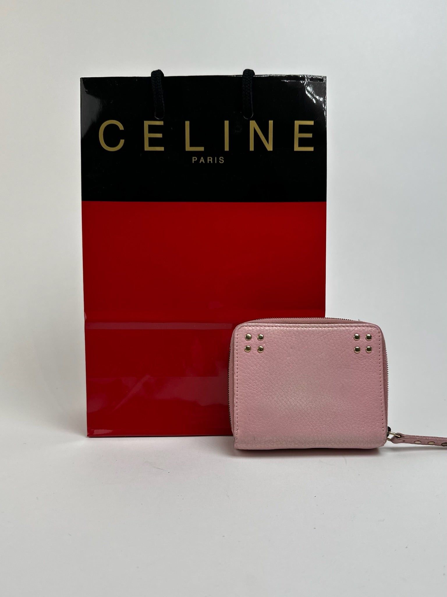 Celine Vintage Paris Leather wallet pink Size ONE SIZE - 12 Thumbnail
