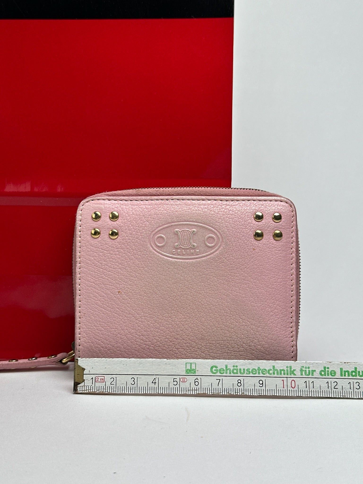 Celine Vintage Paris Leather wallet pink Size ONE SIZE - 5 Thumbnail