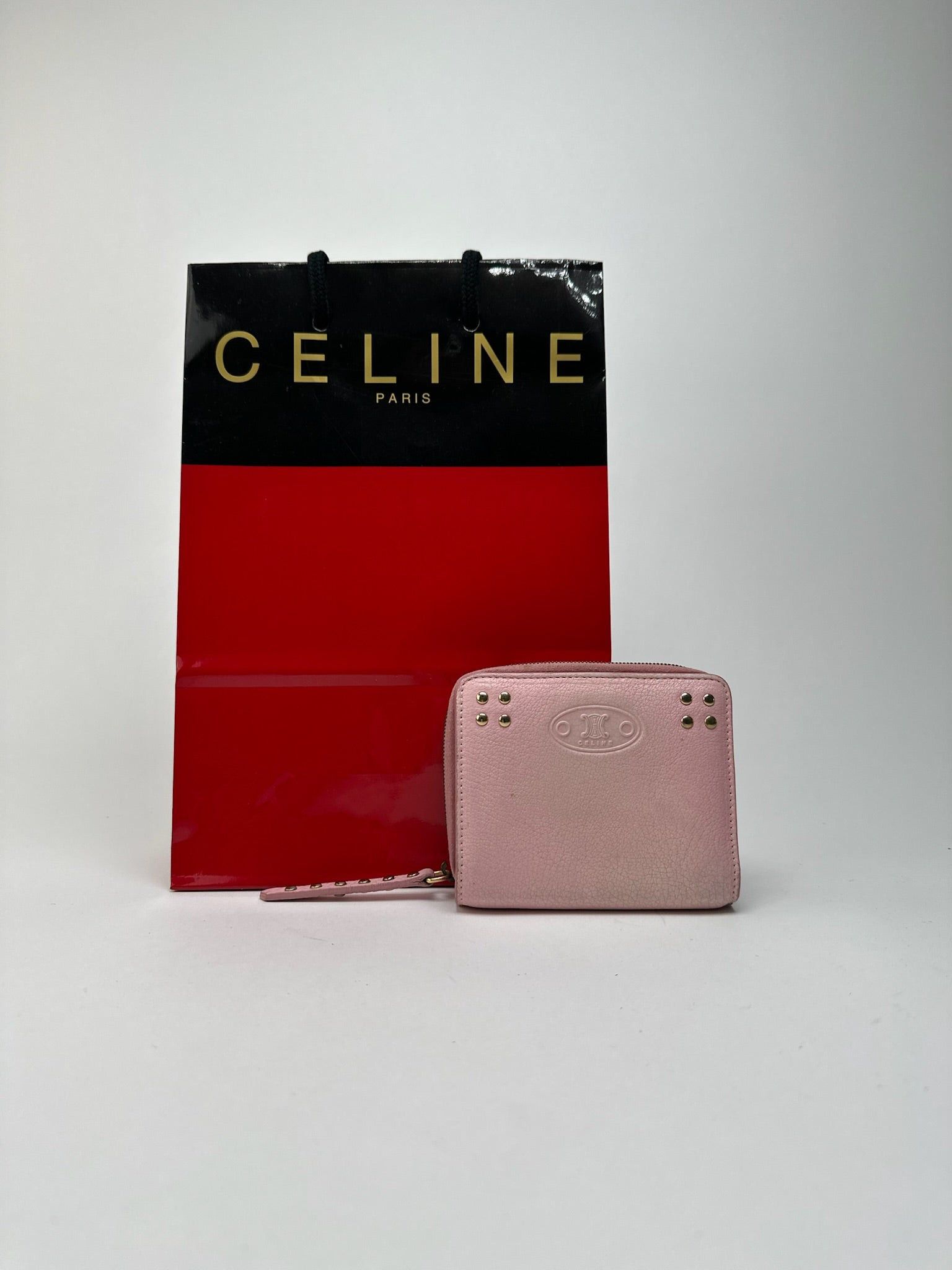 Celine Vintage Paris Leather wallet pink Size ONE SIZE - 7 Thumbnail