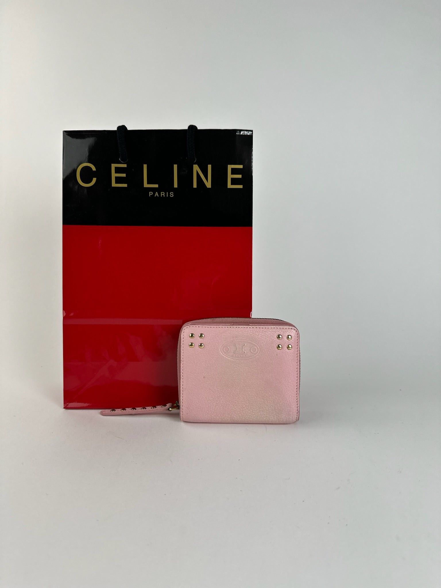 Celine Vintage Paris Leather wallet pink Size ONE SIZE - 2 Thumbnail