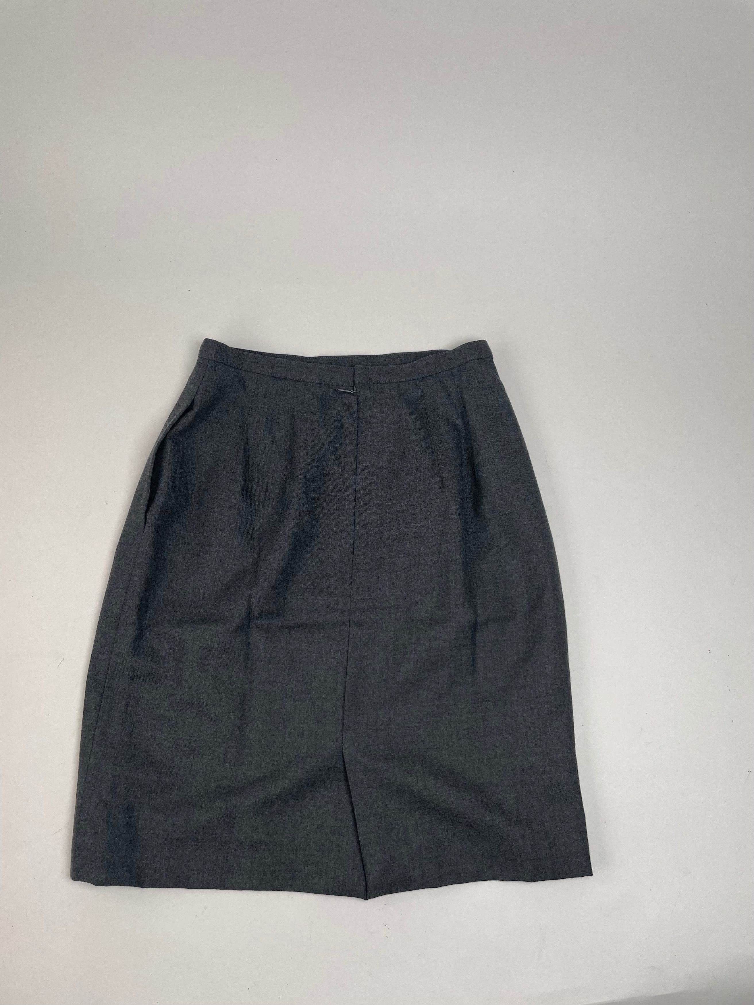 Dior Vintage Wool Skirt Grey 38/M Size 30" / US 8 / IT 44 - 10 Thumbnail