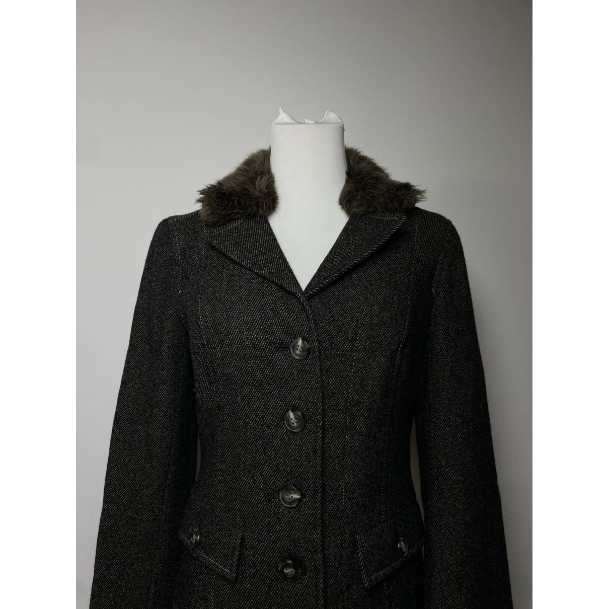 Burberry Kensington Anthracite Cotton Trench Coat Size M / US 6-8 / IT 42-44 - 2 Thumbnail