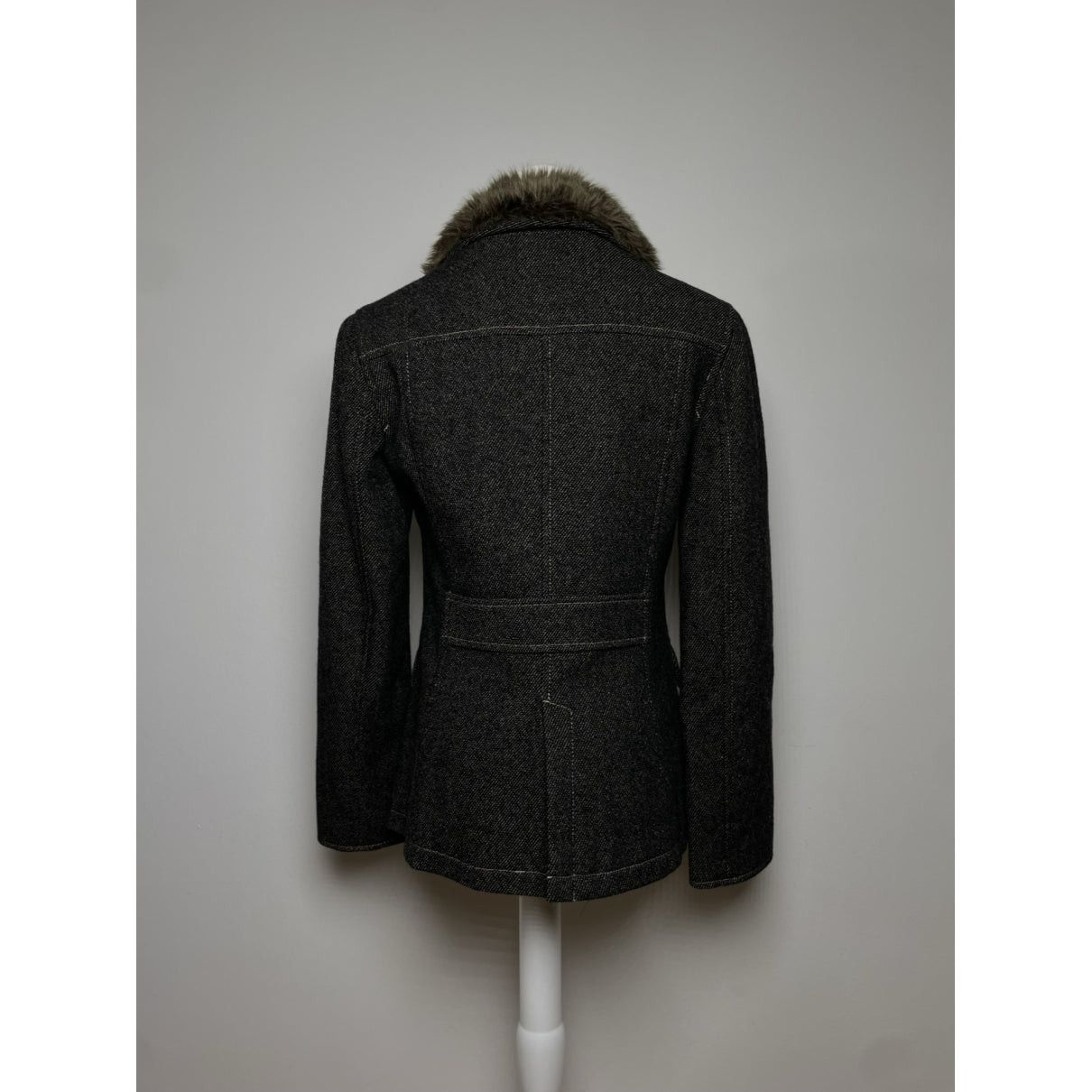 Burberry Kensington Anthracite Cotton Trench Coat Size M / US 6-8 / IT 42-44 - 4 Thumbnail