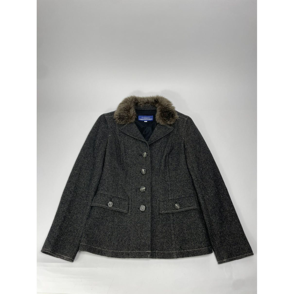 Burberry Kensington Anthracite Cotton Trench Coat Size M / US 6-8 / IT 42-44 - 5 Thumbnail