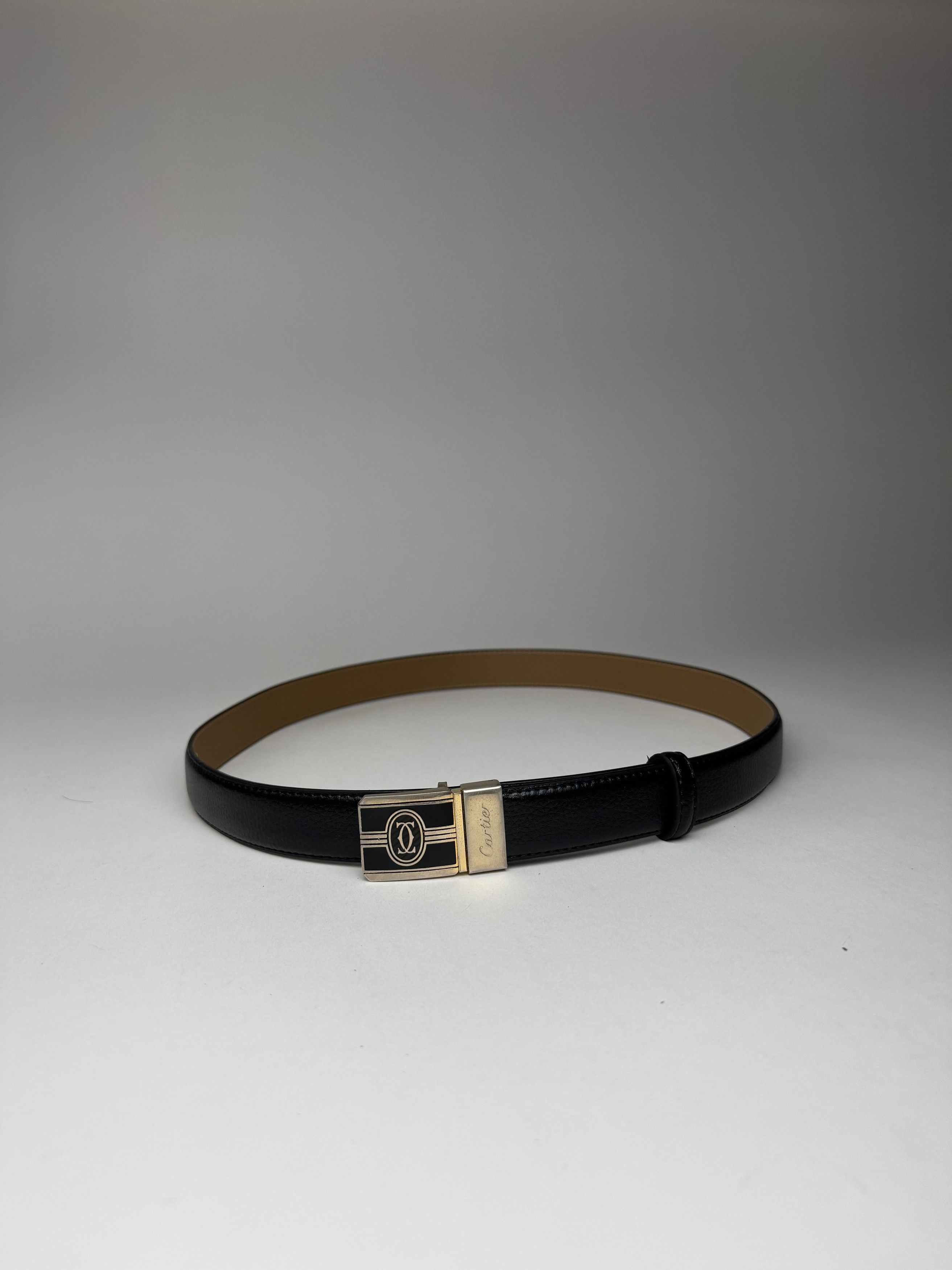 Cartier Vintage Leather Belt black Size ONE SIZE - 8 Thumbnail