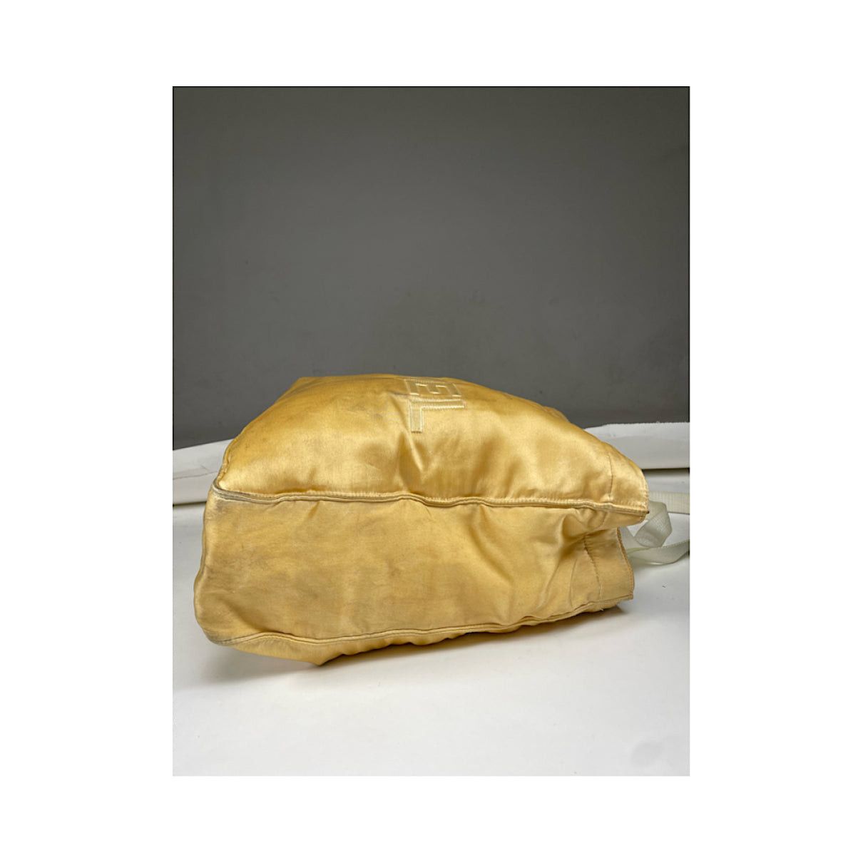 Chanel Deauville Yellow Cotton Handbag Size ONE SIZE - 5 Thumbnail