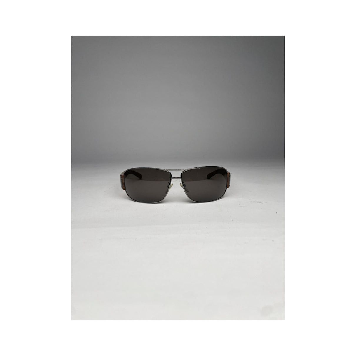 Prada Brown Plastic Sunglasses Size ONE SIZE - 3 Thumbnail