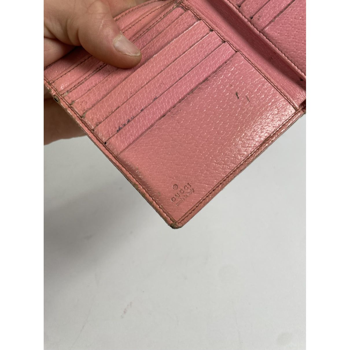 Gucci Horsebit 1955 Beige Cotton Wallet Size ONE SIZE - 4 Thumbnail