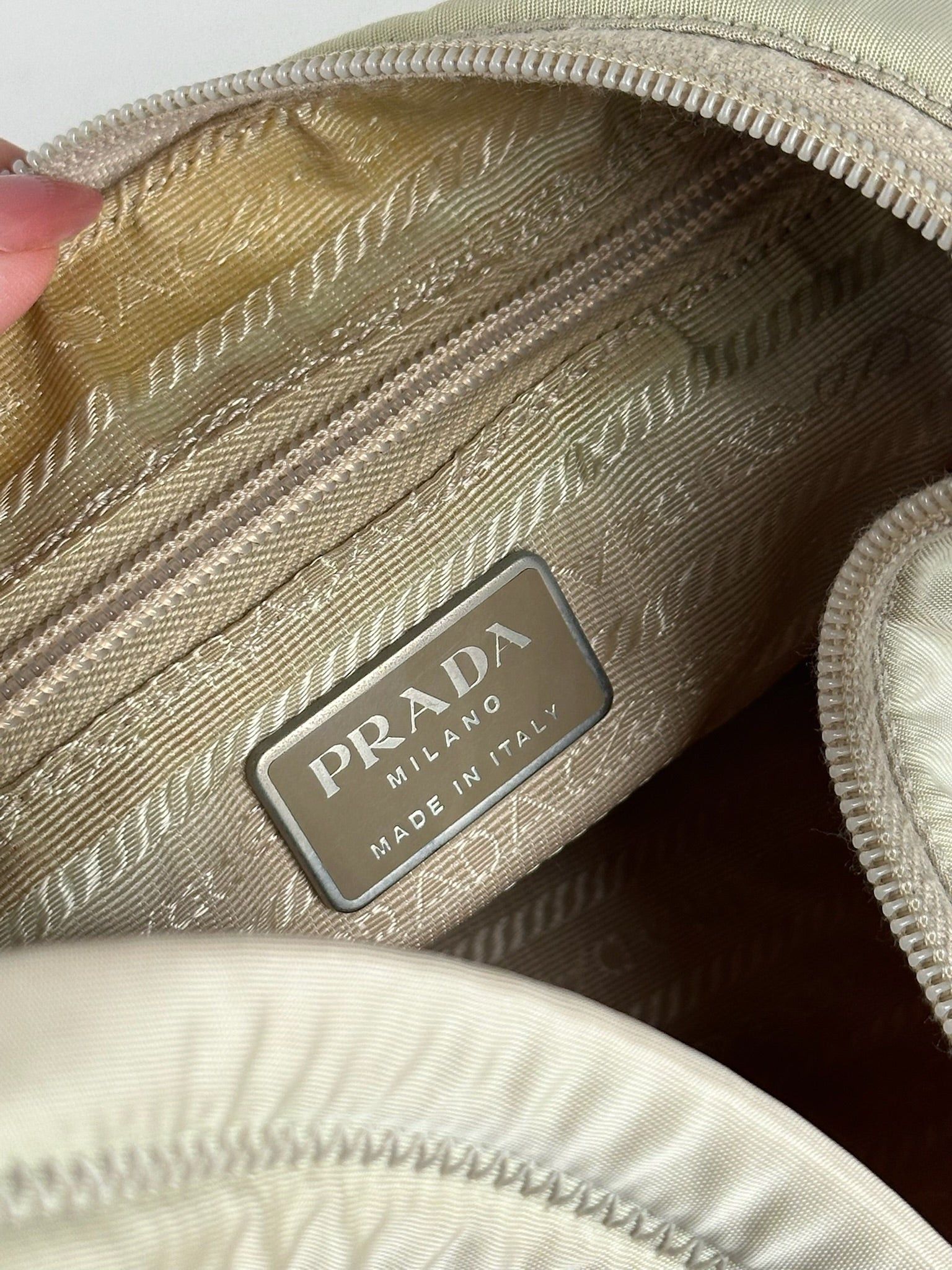 Prada Vintage Cleo Bag beige Size ONE SIZE - 6 Thumbnail