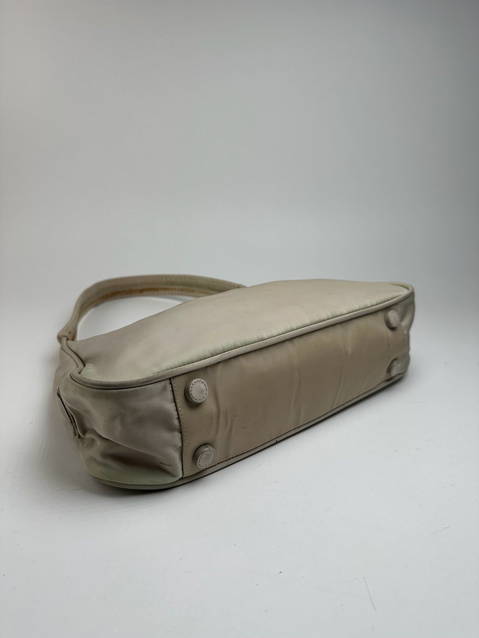 Prada Vintage Cleo Bag beige Size ONE SIZE - 4 Thumbnail
