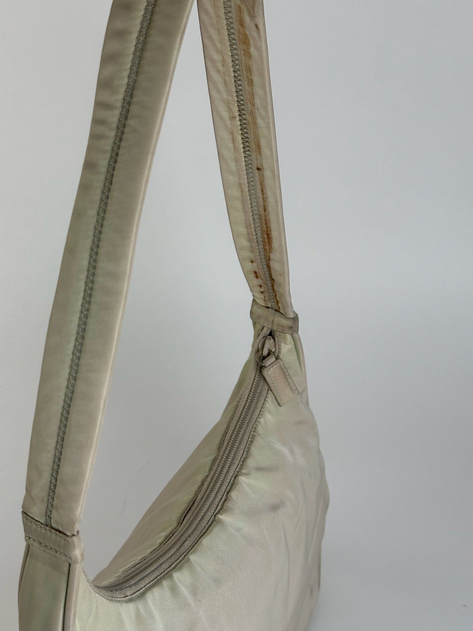 Prada Vintage Cleo Bag beige Size ONE SIZE - 9 Thumbnail