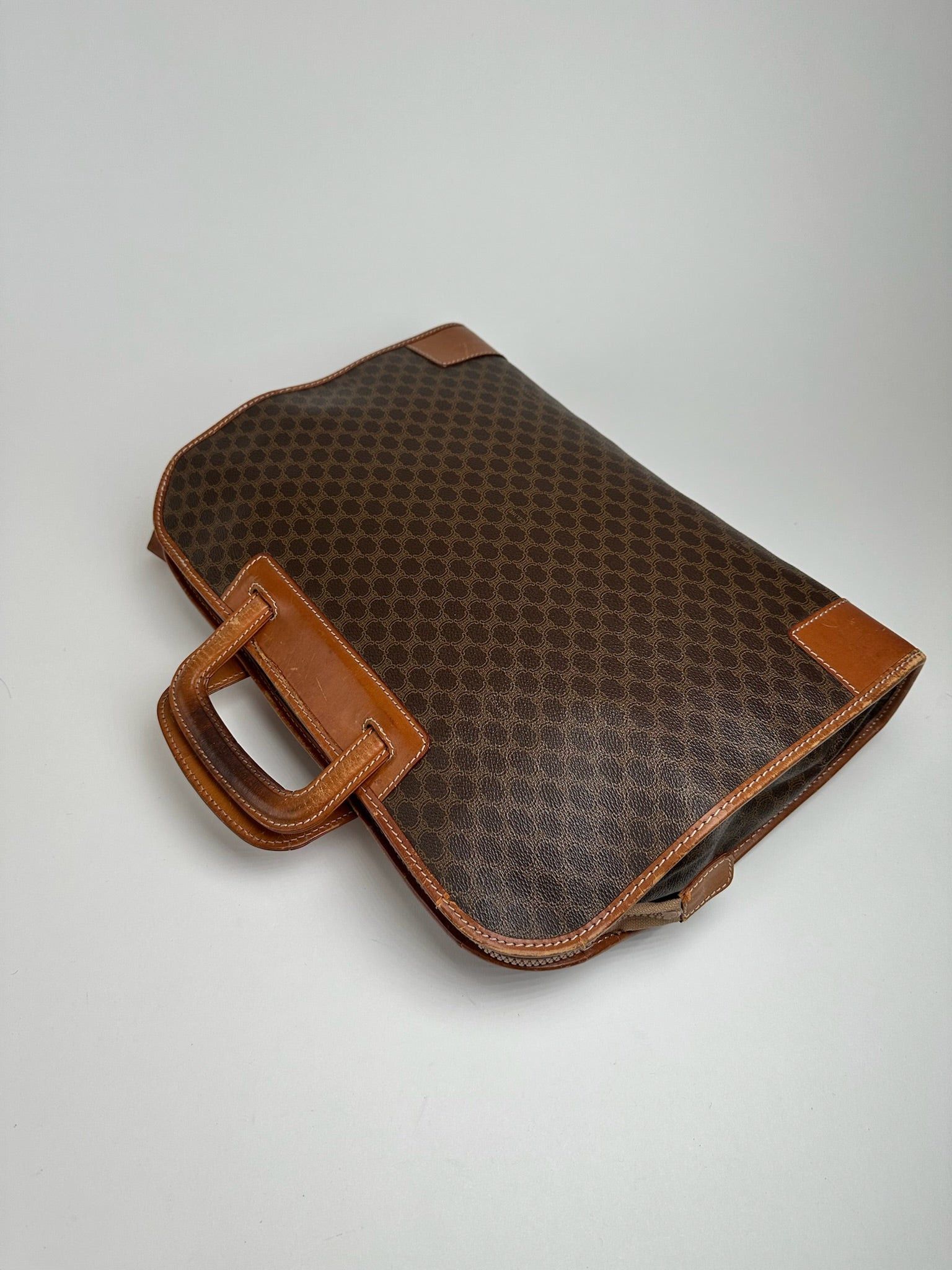 Celine Vintage Monogram leather Suitcase brown Size ONE SIZE - 10 Thumbnail