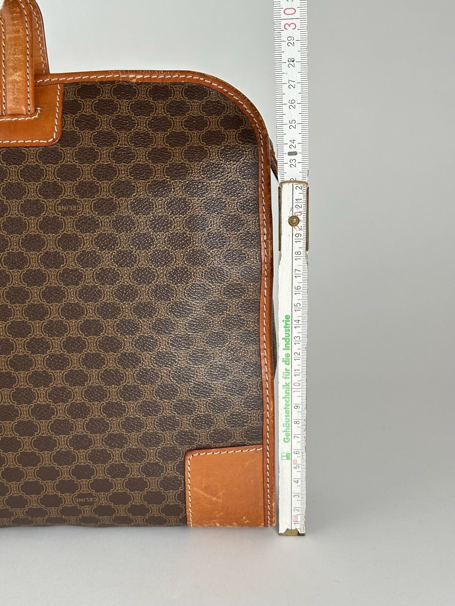 Celine Vintage Monogram leather Suitcase brown Size ONE SIZE - 14 Thumbnail