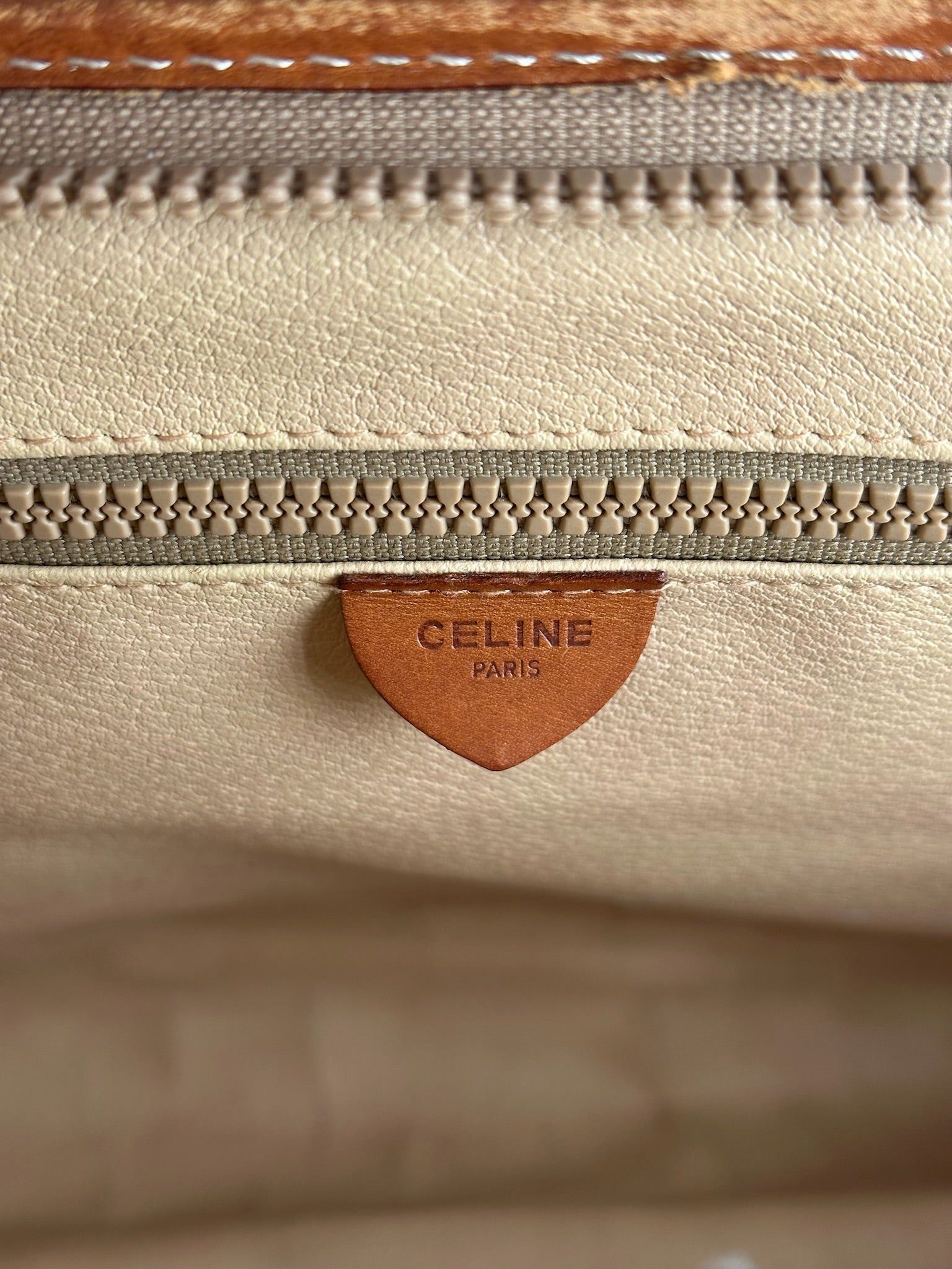 Celine Vintage Monogram leather Suitcase brown Size ONE SIZE - 5 Thumbnail