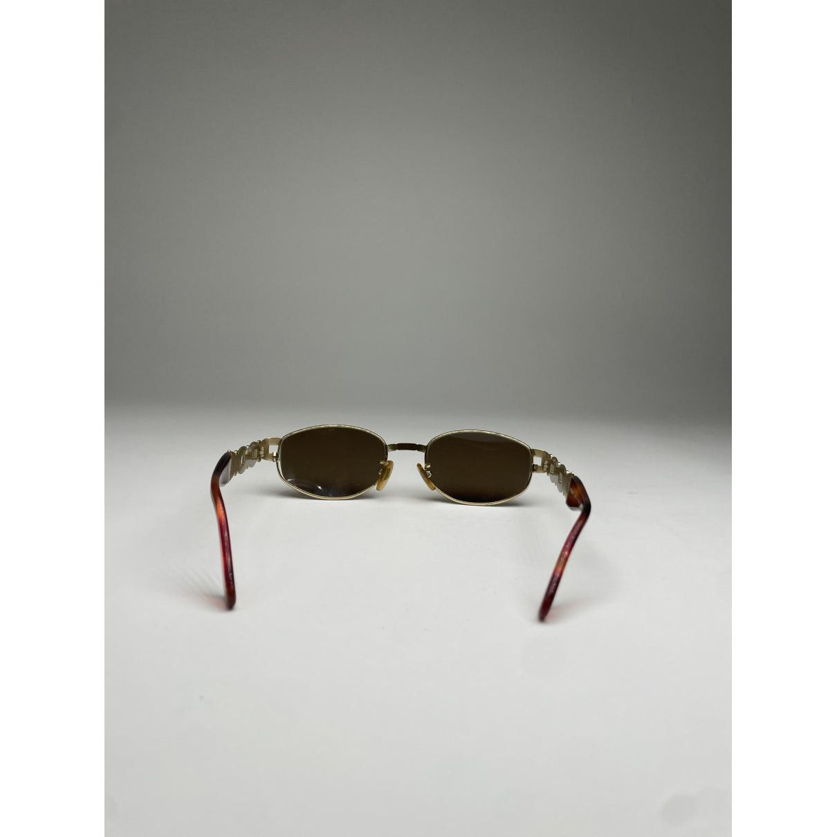 Fendi Gold Metal Sunglasses Size ONE SIZE - 4 Thumbnail