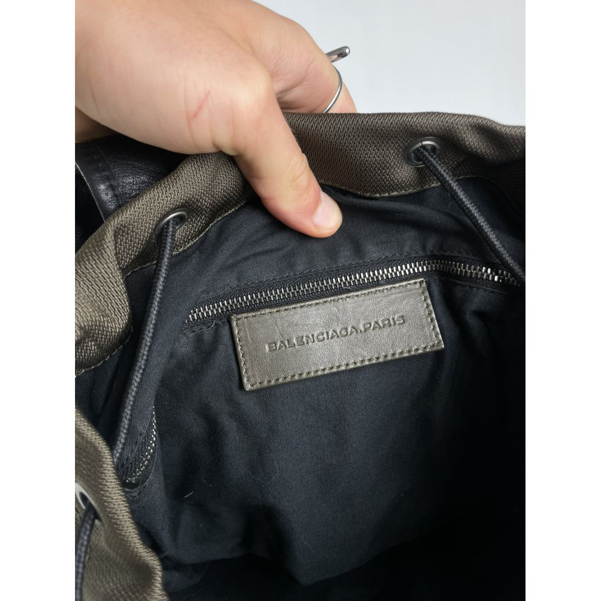 Balenciaga City Black Leather Backpack Size ONE SIZE - 3 Thumbnail