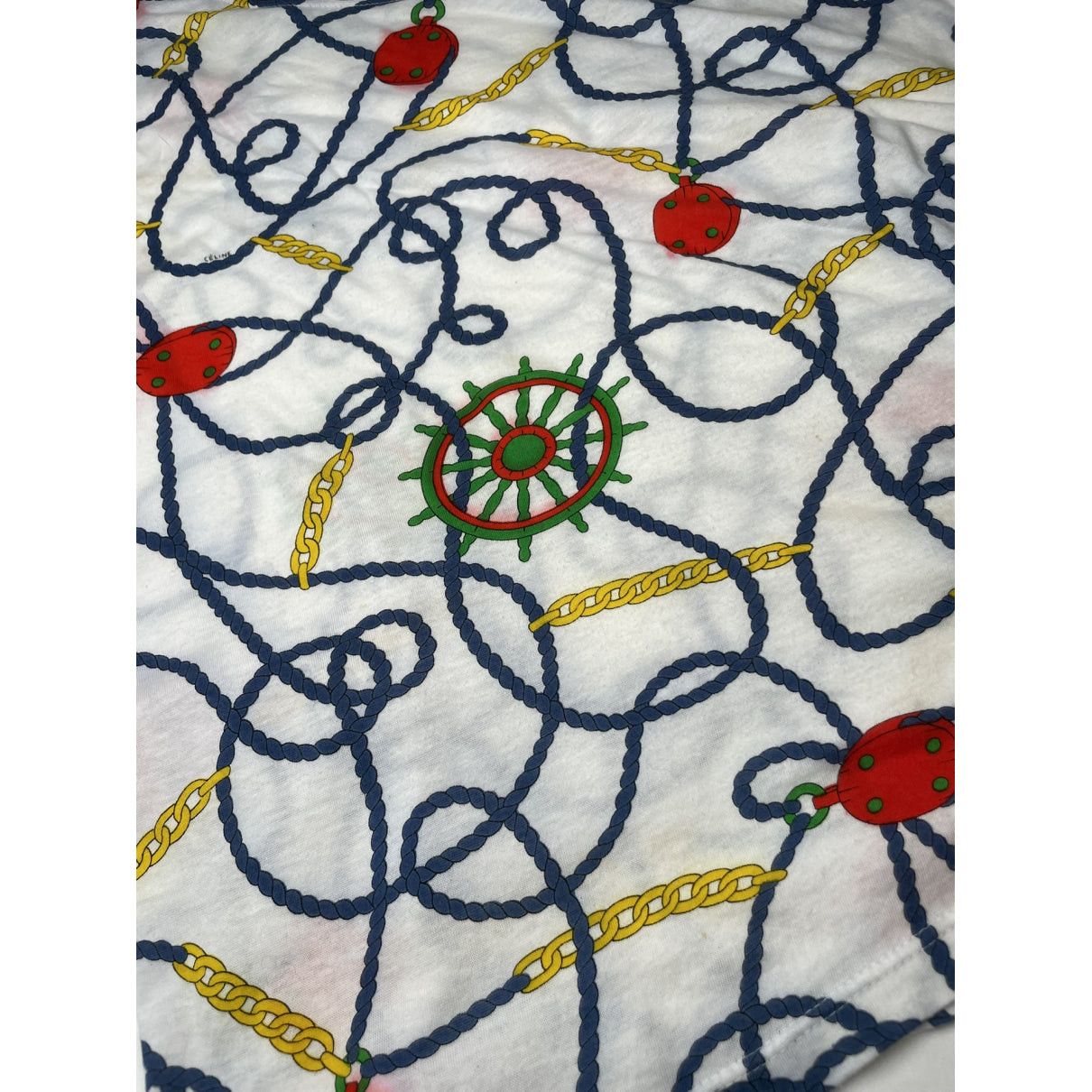 Celine Multicolour Cotton Top Size L / US 10 / IT 46 - 3 Thumbnail