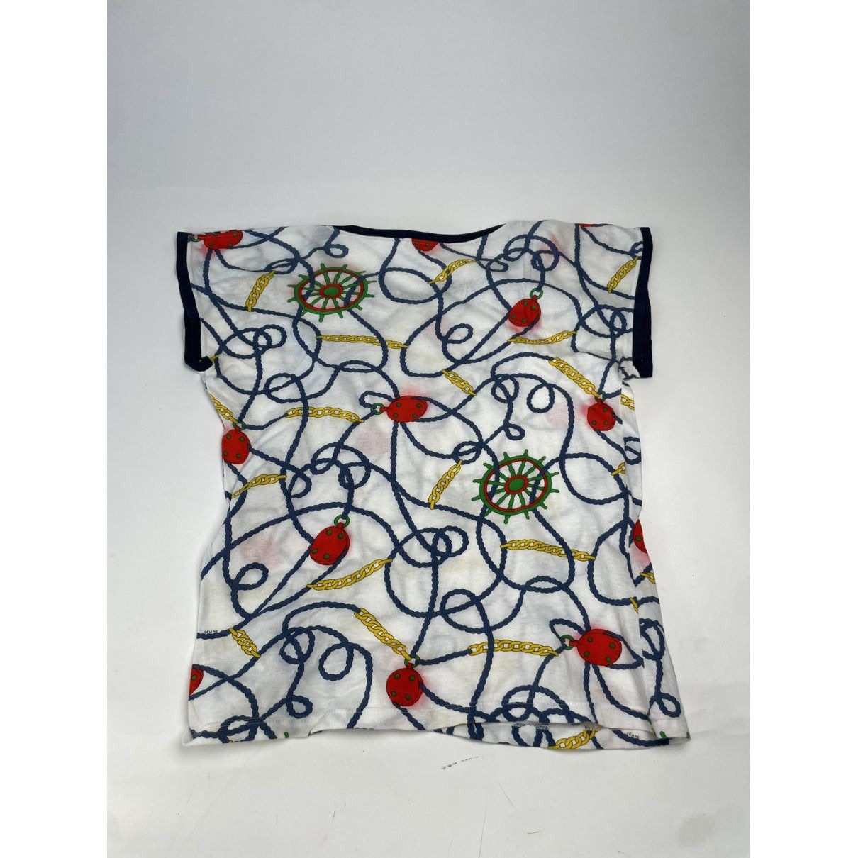 Celine Multicolour Cotton Top Size L / US 10 / IT 46 - 5 Thumbnail
