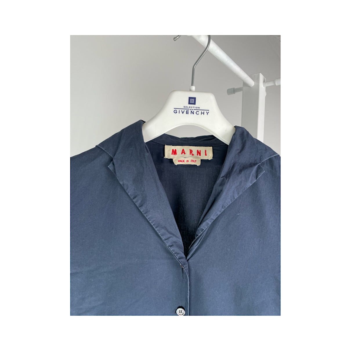 Marni Navy Cotton Jacket Size S / US 4 / IT 40 - 3 Thumbnail