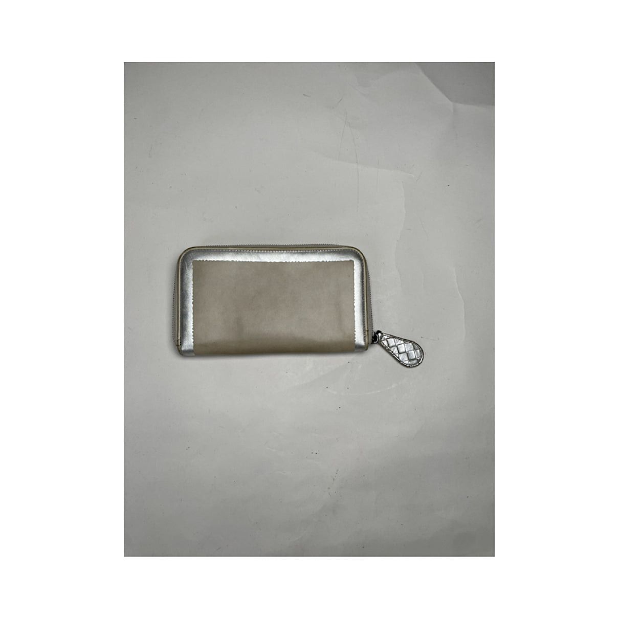 Bottega Veneta Silver Leather Wallet Size ONE SIZE - 4 Thumbnail